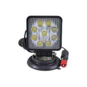 PROIECTOR DE LUCRU CU LED. PATRAT. LUMINA CONCENTRATA. BAZA MAGNETICA JBM