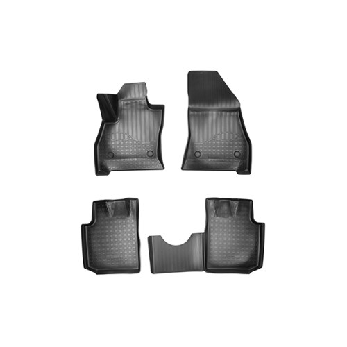 SET COVORASE AUTO CAUCIUC FIT UMBRELLA PENTRU FIAT 500L 3D (2012-) - 5 PCS