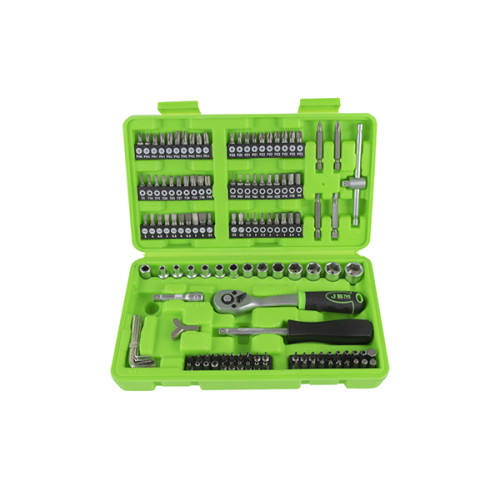 SET BITI SI TUBULARE 1/4 CU SURUBELNITA SI CLICHET 130BUC JBM