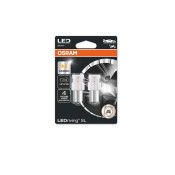 SET 2 BECURI AUXILIARE CU LED 12V (PY21W) AMBER BLI OSRAM