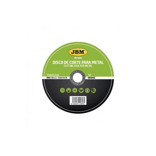 DISC DE TAIERE DEBITARE IN METAL 125 X 6 MM T27 JBM