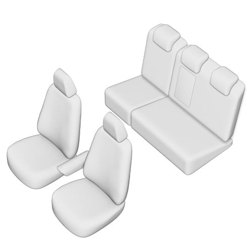 SET HUSE SCAUN UMBRELLA PENTRU FORD FOCUS 2012-2018 (BANCHETA FRACTIONATA)