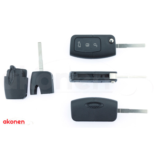 CARCASA CHEIE CONTACT PENTRU FORD FOCUS / MONDEO, 3 BUTOANE, CU CHEIE