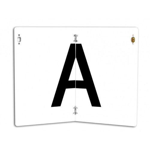 PLACA INSEMN -A- 400X300 MM ALUMINIU PLIABILA VERTICAL HICO