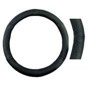 HUSA VOLAN PIELE NATURALA NEGRU 47-48 CM