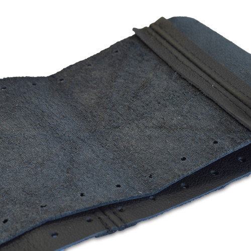 HUSA VOLAN AUTOUTILITARA CU SNUR PIELE NATURALA NEGRU 39-42 CM