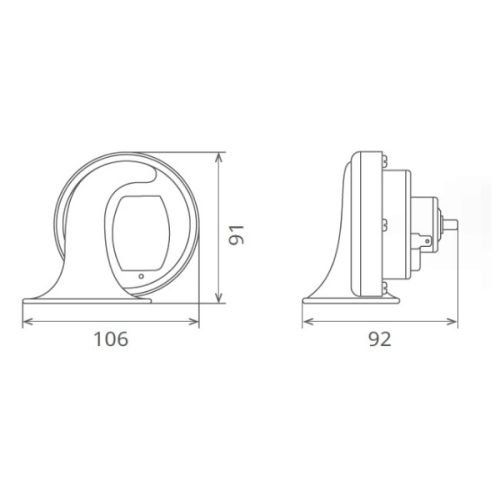 CLAXON ELECTROMAGNETIC 12V 6A TON JOS