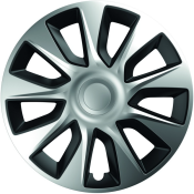 SET CAPACE ROTI 14` SILVER&amp;BLACK STRATOS