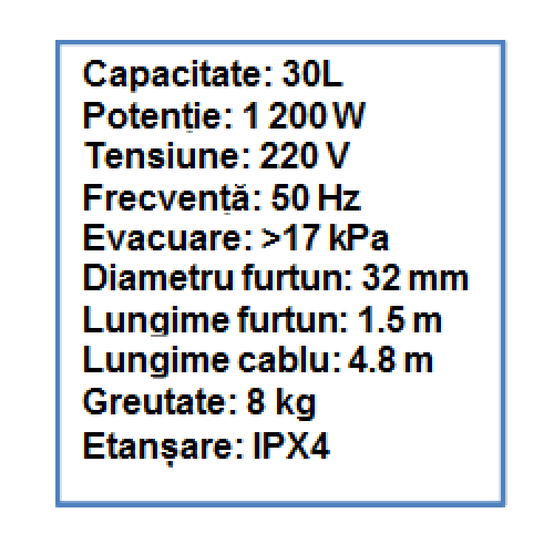 ASPIRATOR INDUSTRIAL 30L. (USCAT) JBM