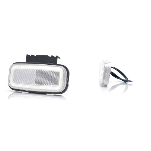 LAMPA GABARIT LED 1404 W199, 12V-24V, POZITIE ALB WAS