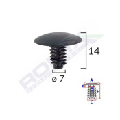 CLIPS TAPITERIE PENTRU FIAT/ LANCIA/ALFA ROMEO SET 10 BUC