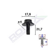 SURUB FIXARE PENTRU MAZDA  6X21.7MM SET 10 BUC