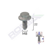 SURUB FIXARE ELEMENTE MOTOR PENTRU GRUP VAG 8X22MM SET 5 BUC