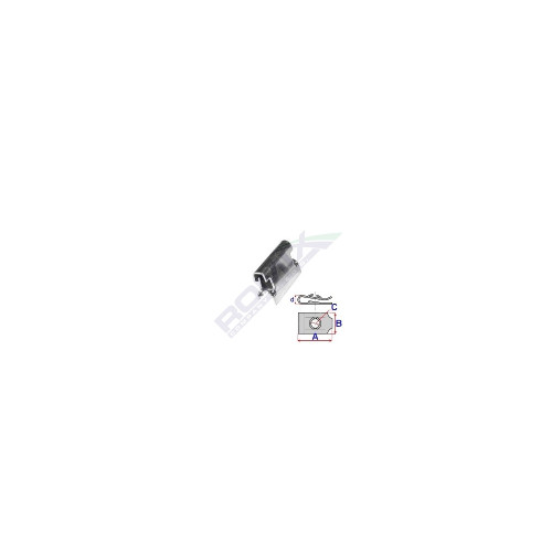 PLACA BORNE 3.4 MM SET 25 BUC