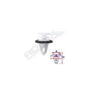 CLIPS TAPITERIE PENTRU FORD 9.6X21.9MM ALB - SET 10 BUC