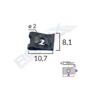 CLIPS FIXARE UNIVERSAL - NEGRU SET 25 BUC