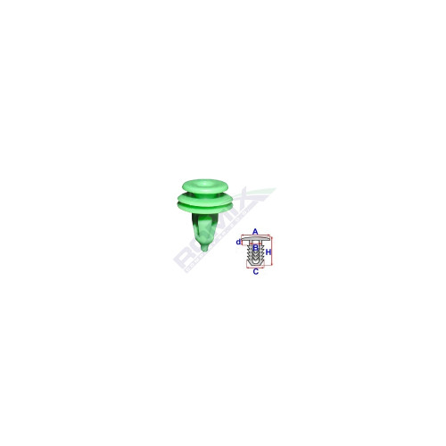 CLIPS TAPITERIE PENTRU CHRYSLER - VERDE SET 10 BUC