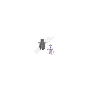 CLIPS FIXARE PENTRU VW AUDI  SEAT - NEGRU SET 10 BUC