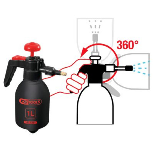 PULVERIZATOR CU POMPA DE PRESIUNE. 1 L