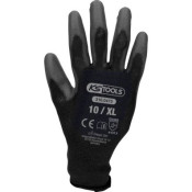 MANUSI MIKRO DIN TRICOT FIN. NEGRU. 10. 12 PERECHI