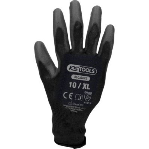 MANUSI MIKRO DIN TRICOT FIN. NEGRU. 10. 12 PERECHI