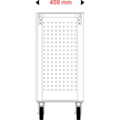 CARUCIOR DE ATELIER ECOLINE NEGRU/ROSU CU 7 SERTARE SI 215 UNELTE PREMIUM