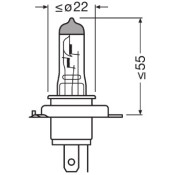 BEC 12V H4 60/55 W COOL BLUE INTENSE BLISTER NextGen 1 BUC OSRAM