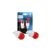 SET 2 BECURI LED EXTERIOR 12V W21/5 RED W3x16Q ULTINON PRO3000 SI PHILIPS
