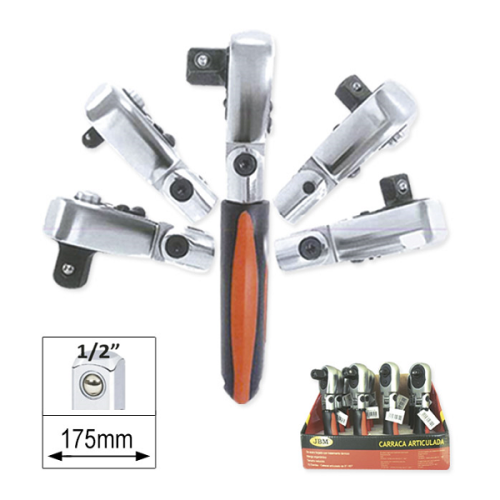 CLICHET ARTICULAT  SCURT CU 72 DINTI - 1/2` JBM